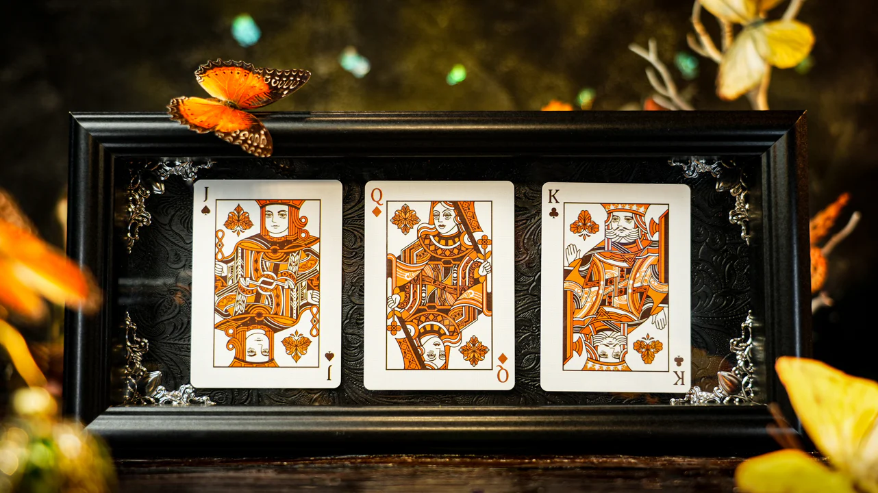 Amber Golden Morpho Playing Cards by TCC Fashion - Image 10