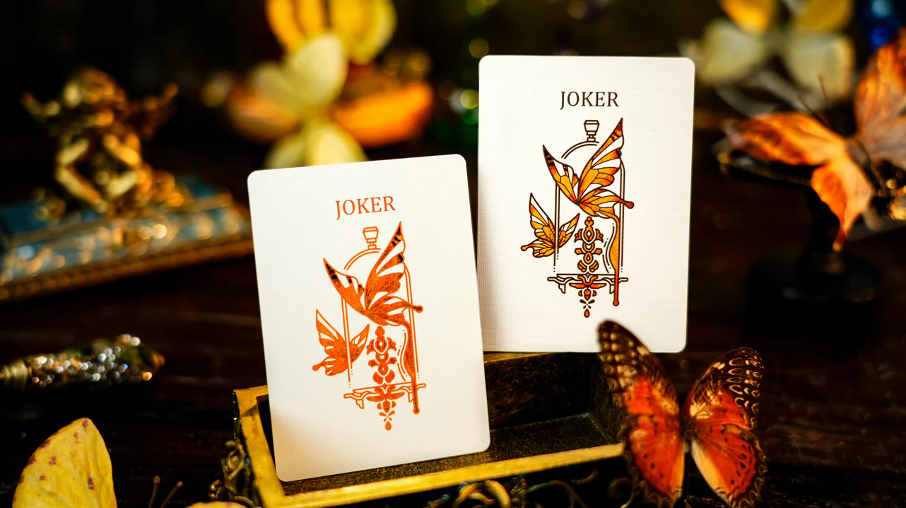 Amber Golden Morpho Playing Cards by TCC Fashion - Image 11