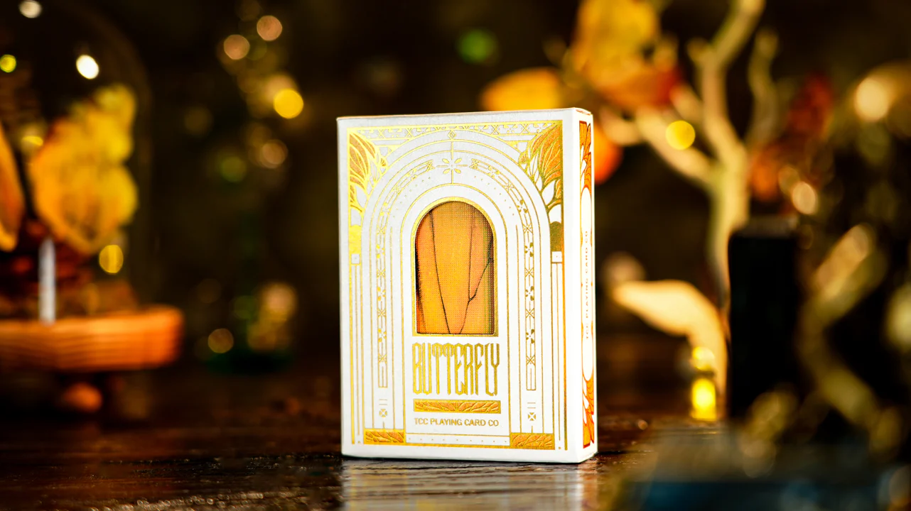 Amber Golden Morpho Playing Cards by TCC Fashion - Image 3