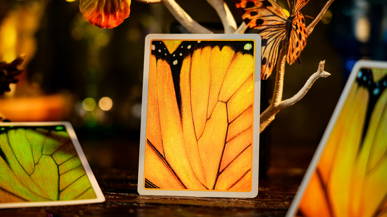 Amber Golden Morpho Playing Cards by TCC Fashion - Image 7