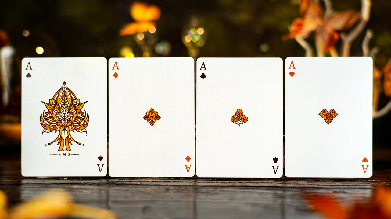 Amber Golden Morpho Playing Cards by TCC Fashion - Image 8