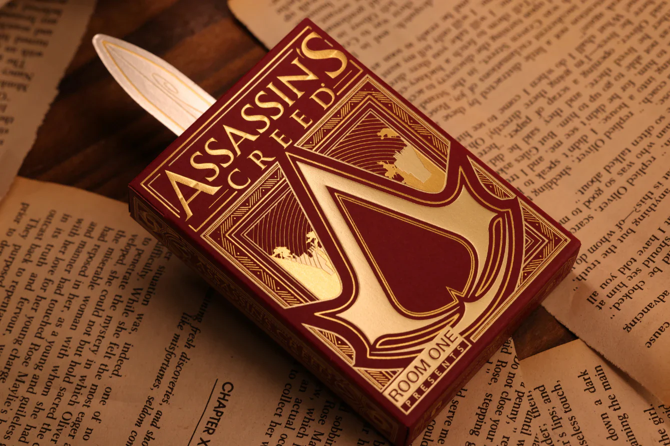 Assassin's Creed Legacy Ver. II Garnet Hidden Blade Edition Playing Cards by Room One - Image 3