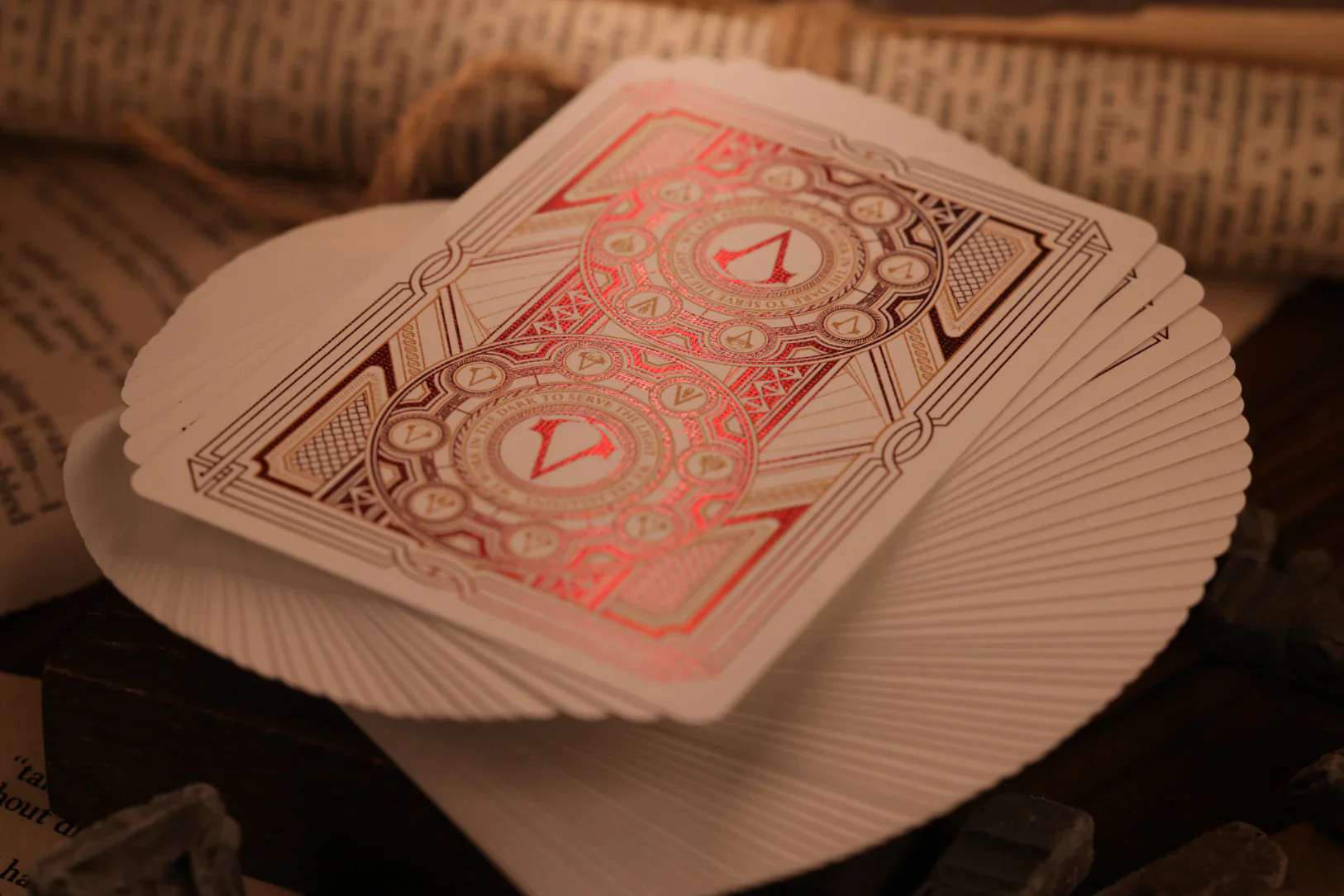 Assassin's Creed Legacy Ver. II Garnet Hidden Blade Edition Playing Cards by Room One - Image 7