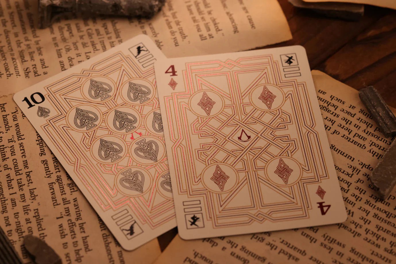 Assassin's Creed Legacy Ver. II Garnet Hidden Blade Edition Playing Cards by Room One - Image 9