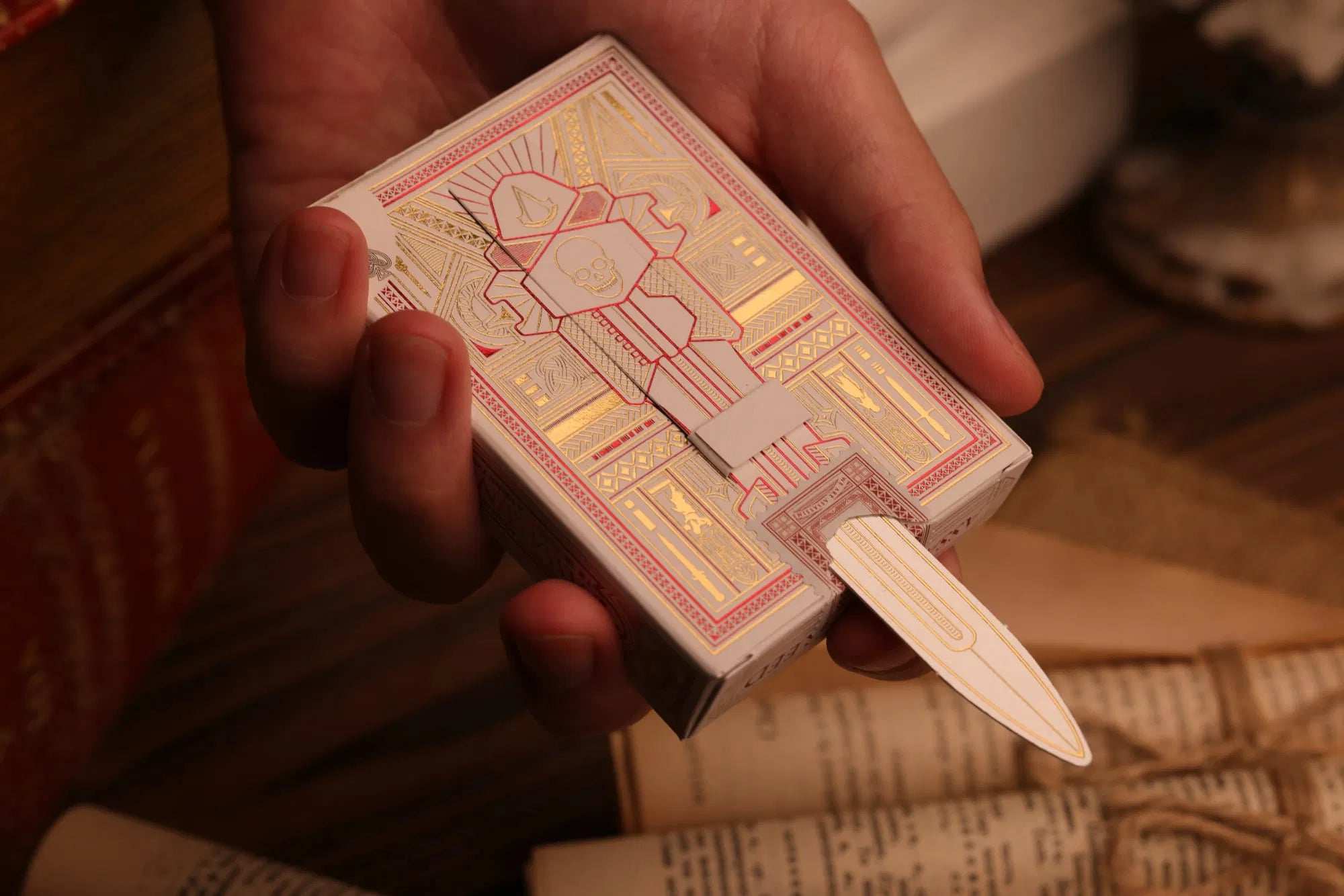 Assassin's Creed Legacy White Hidden Blade Edition Playing Cards by Room One - Image 3