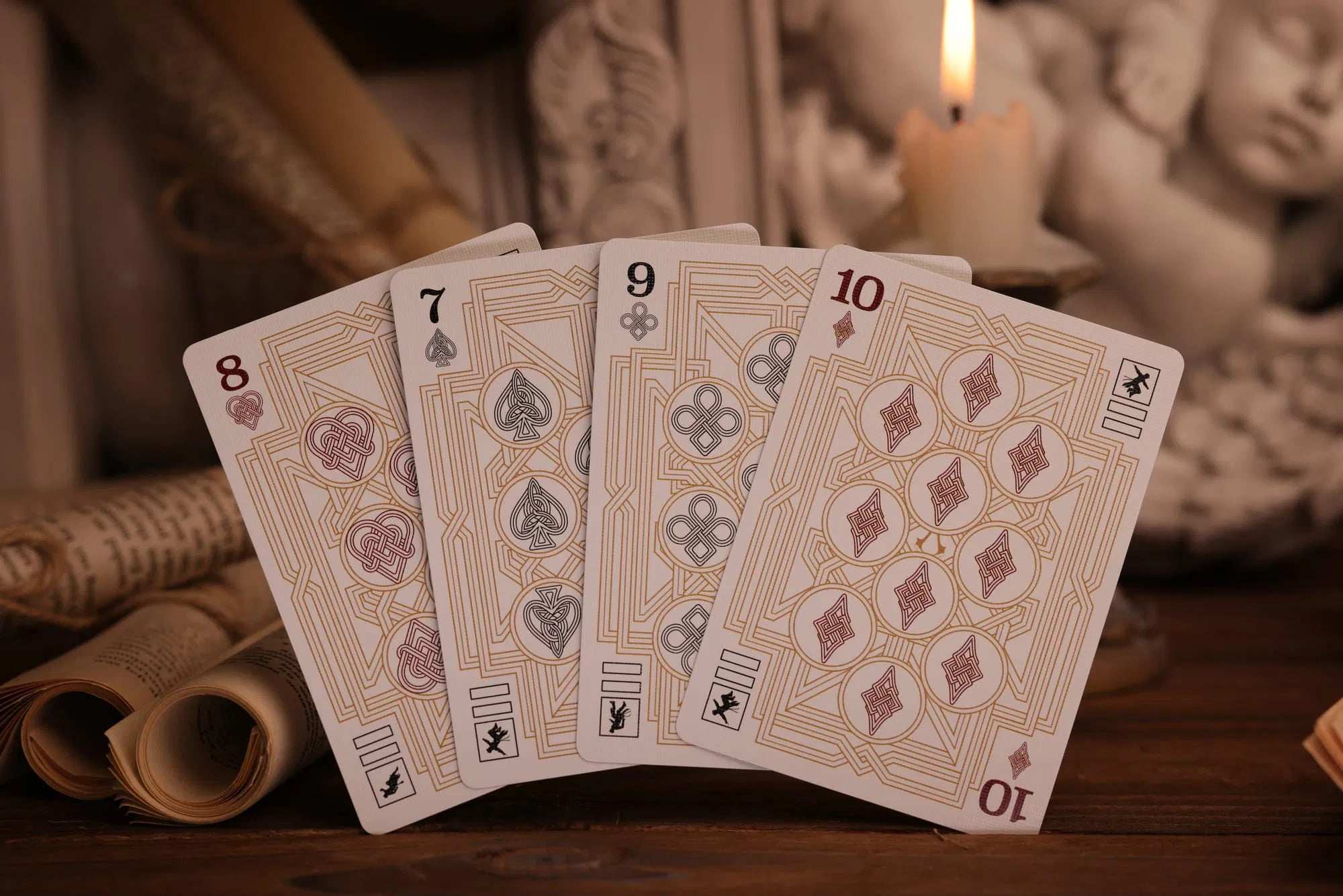 Assassin's Creed Legacy White Hidden Blade Edition Playing Cards by Room One - Image 7
