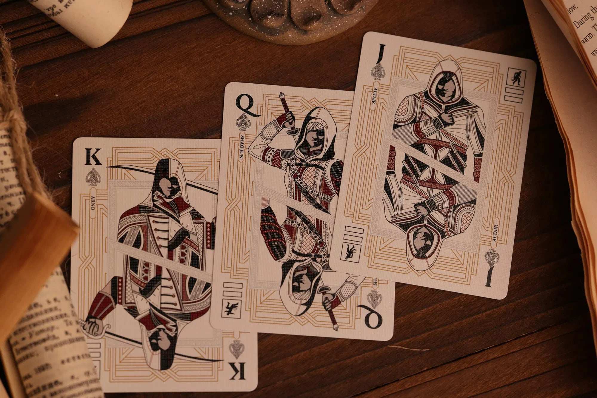 Assassin's Creed Legacy White Hidden Blade Edition Playing Cards by Room One - Image 8