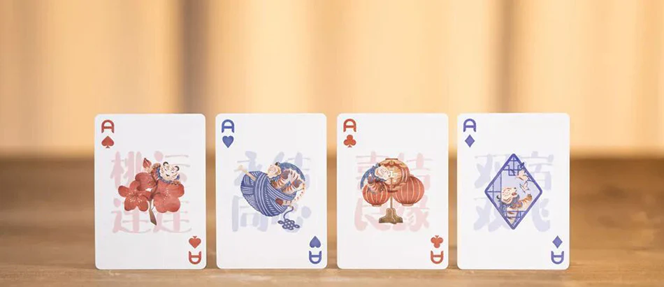 Auspicious Beasts White Tiger Playing Cards - Image 3