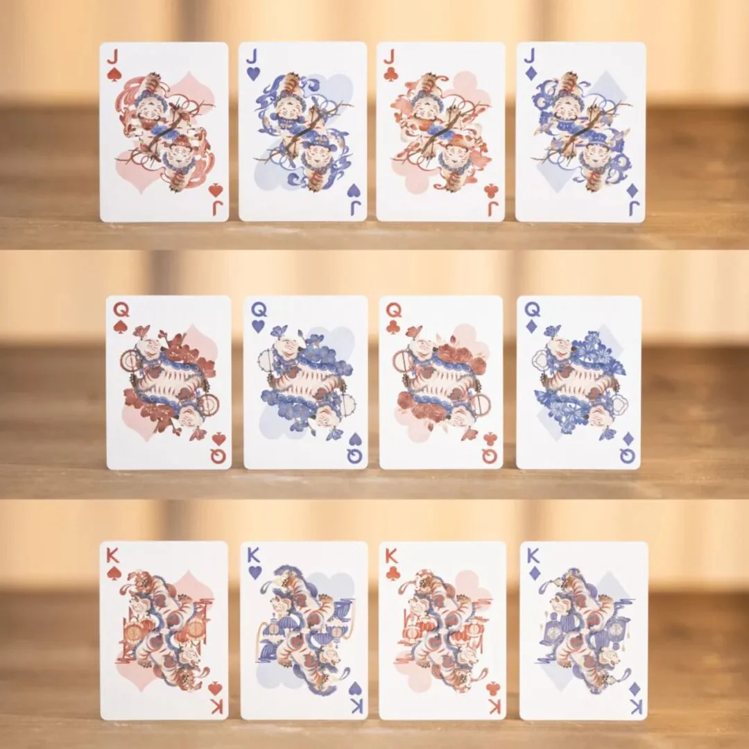 Auspicious Beasts White Tiger Playing Cards - Image 4