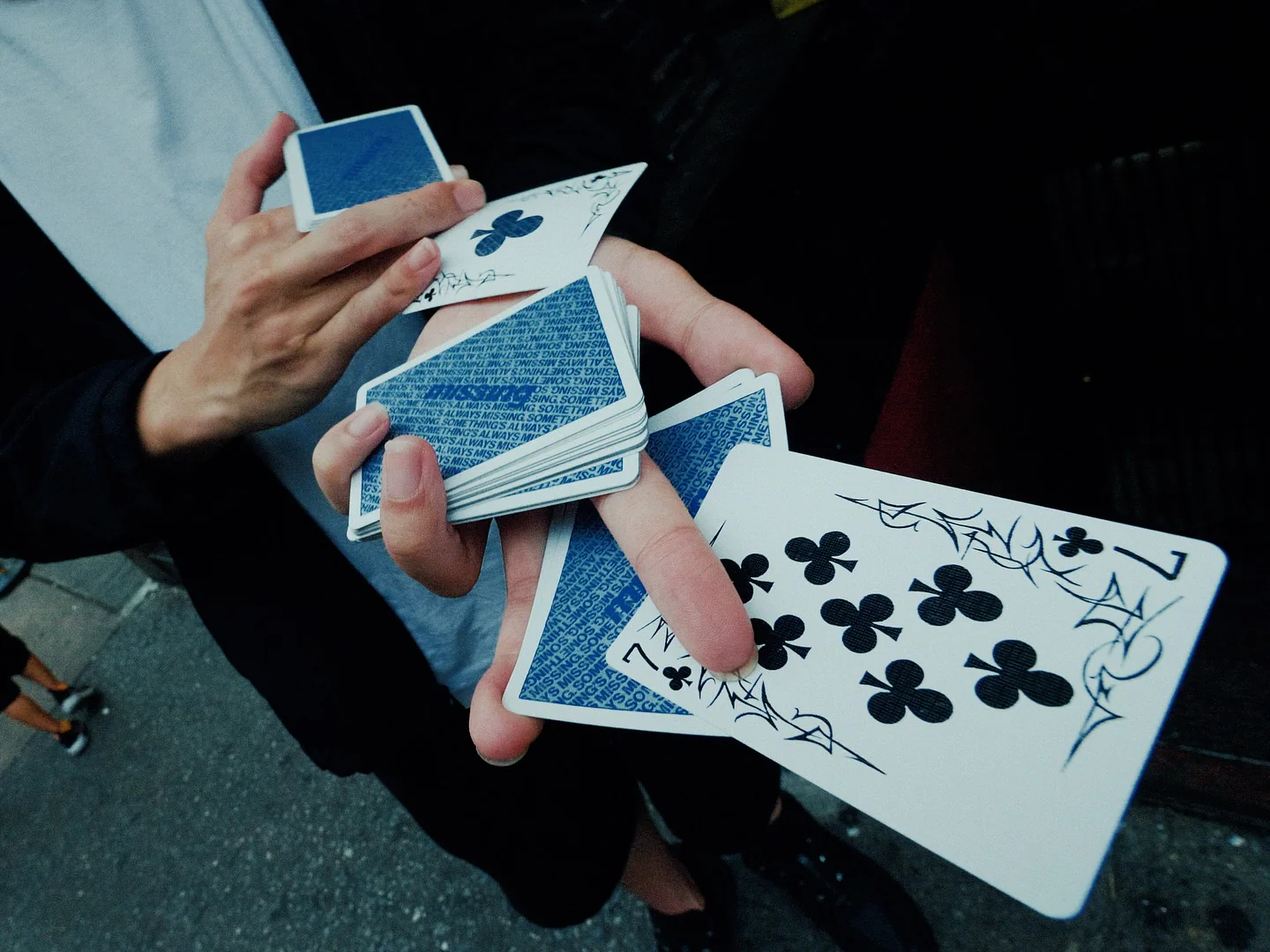 NY Slims Blue/Silver CCC2025 Playing Cards by Missing - Image 4