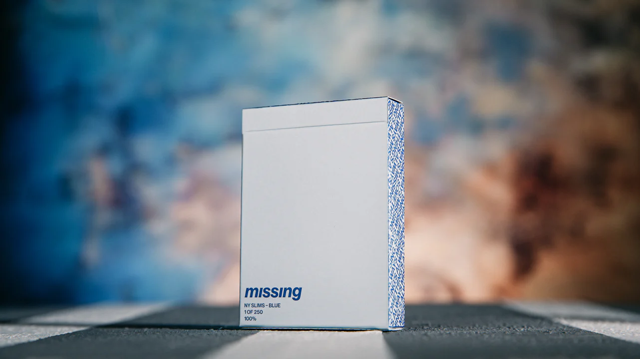 NY Slims Blue/Silver CCC2025 Playing Cards by Missing - Image 5