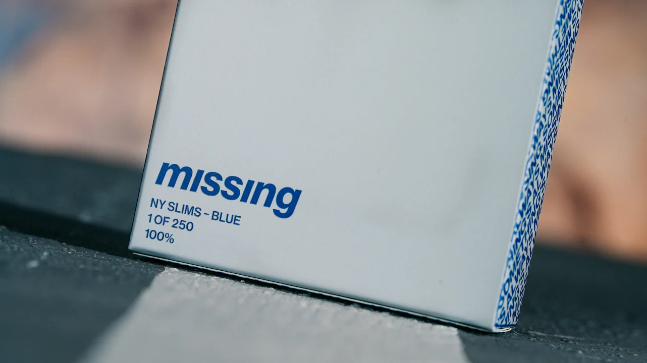 NY Slims Blue/Silver CCC2025 Playing Cards by Missing - Image 6