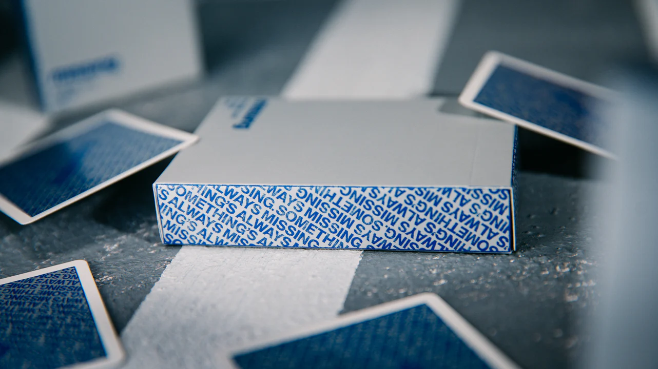 NY Slims Blue/Silver CCC2025 Playing Cards by Missing - Image 9