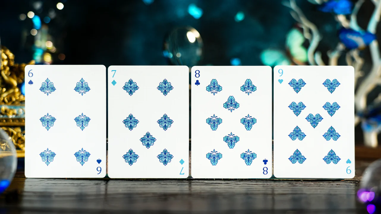 Prism Blue Morpho Playing Cards by TCC Fashion - Image 8