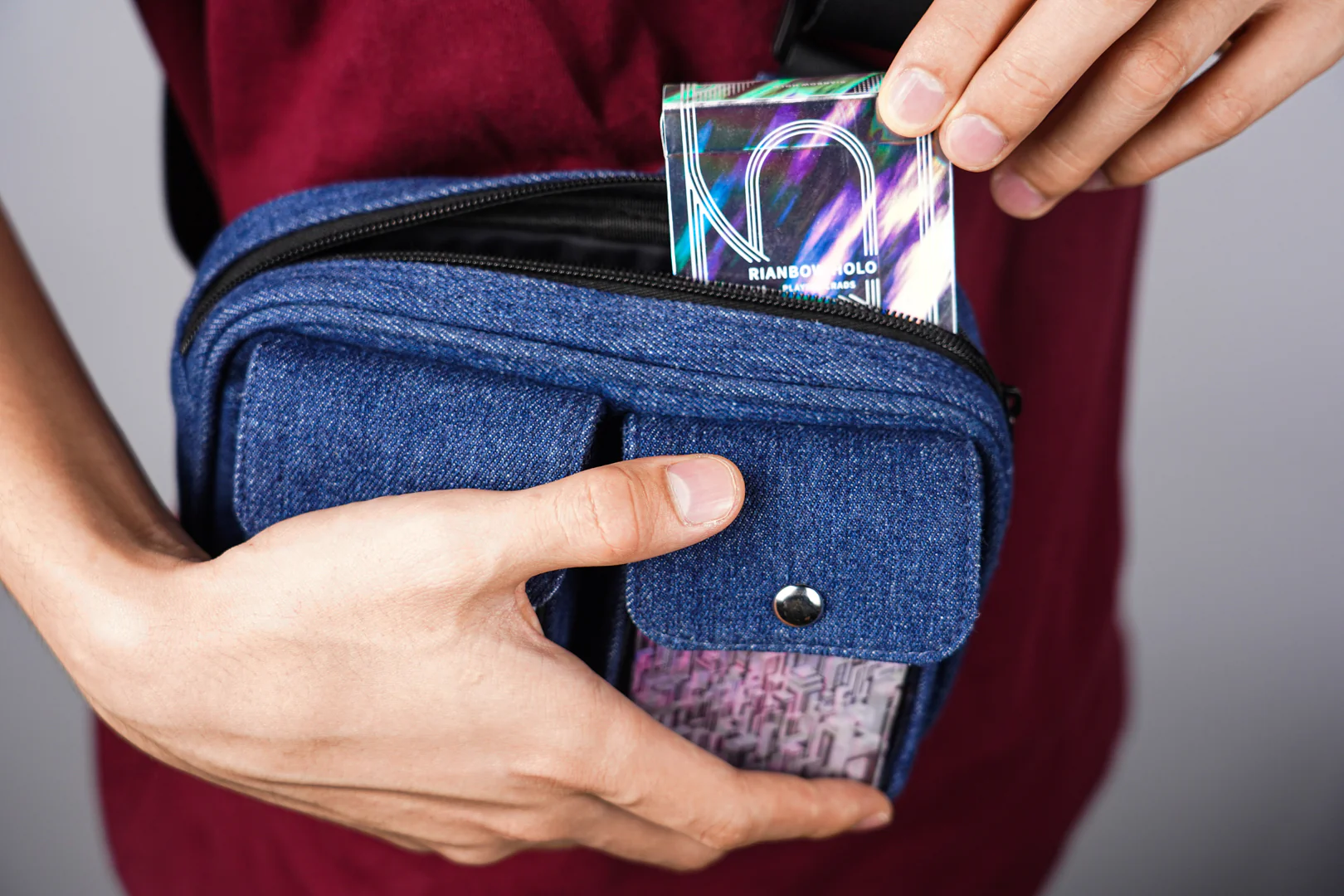 Shoulder Decks Bag (Blue/Black) by TCC - Image 10