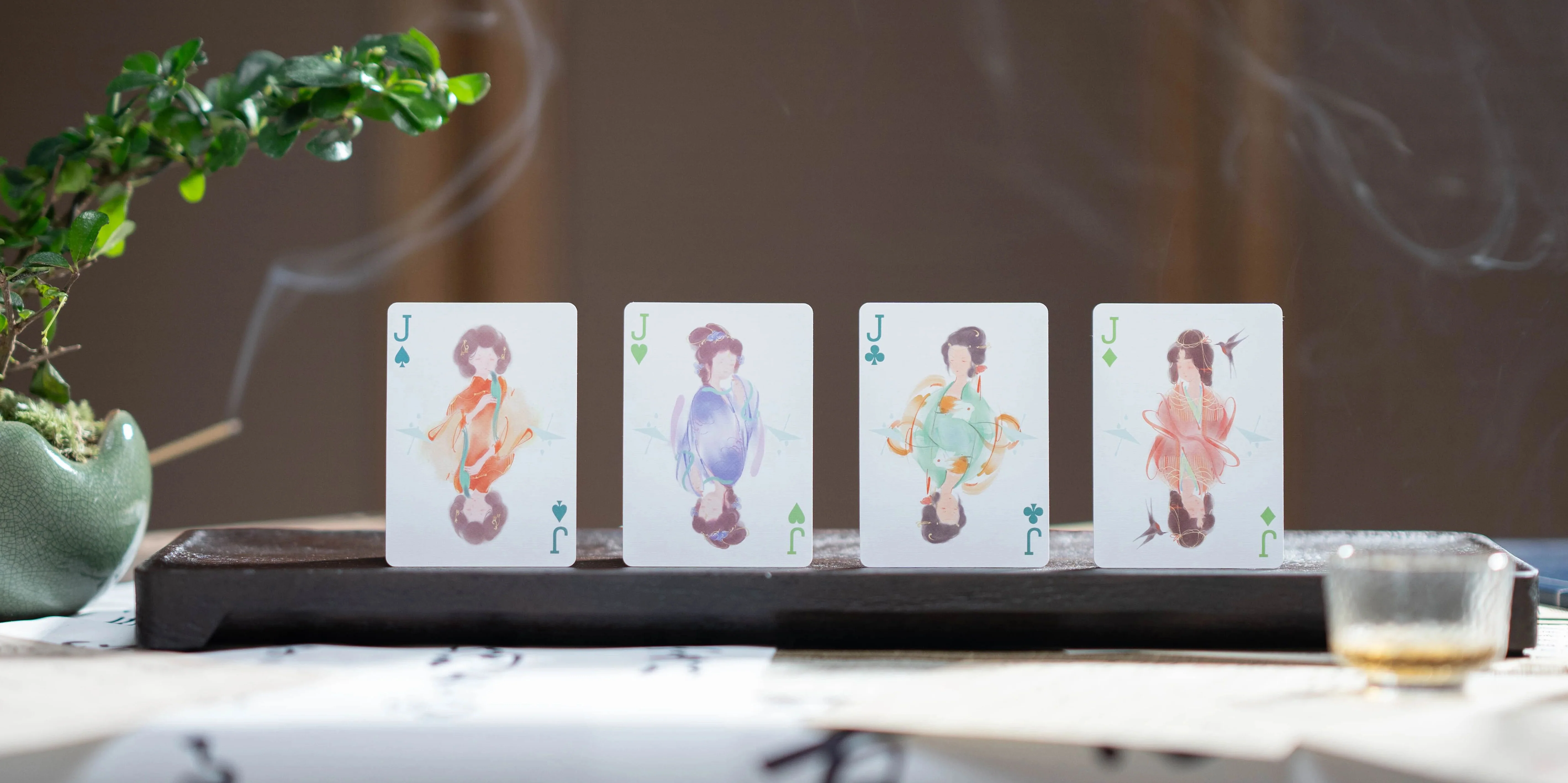 Tally Ho Rain Playing Cards - Image 6
