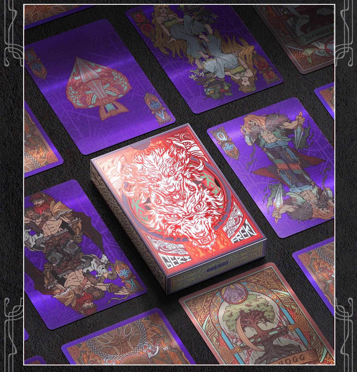 The Norse Myths Series Fenrir Playing Cards - Image 8