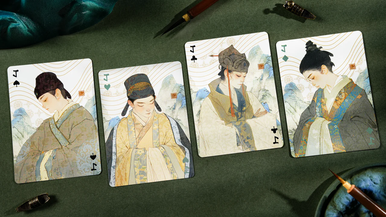 Thousand Mile Scroll Playing Cards by TCC Fashion - Image 12