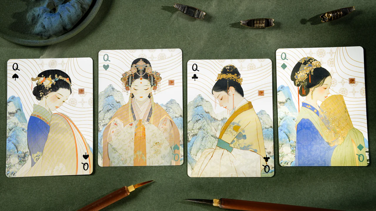 Thousand Mile Scroll Playing Cards by TCC Fashion - Image 13