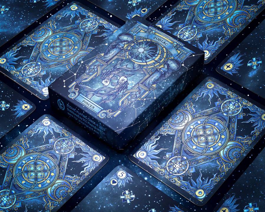 Zodiac Pisces Luminous Edition Playing Cards by TCC - Image 5