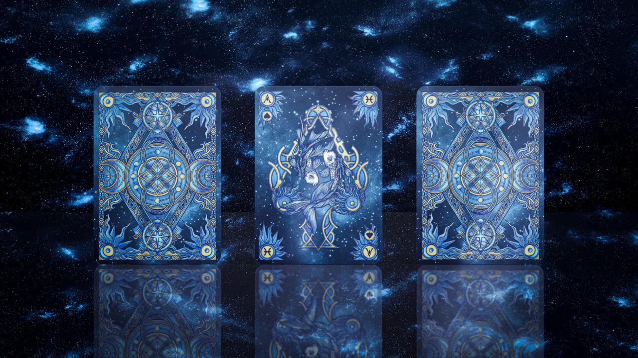 Zodiac Pisces Luminous Edition Playing Cards by TCC - Image 7