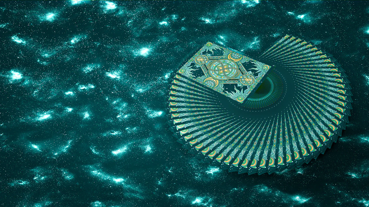 Zodiac Aquarius Luminous Edition Playing Cards by TCC - Image 10