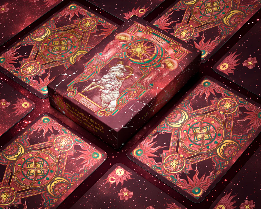 Zodiac Aries Luminous Edition Playing Cards by TCC - Image 3
