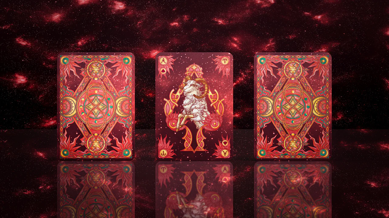 Zodiac Aries Luminous Edition Playing Cards by TCC - Image 6