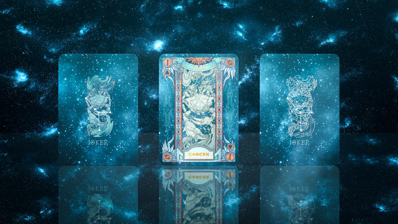 Zodiac Cancer Luminous Edition Playing Cards by TCC - Image 4
