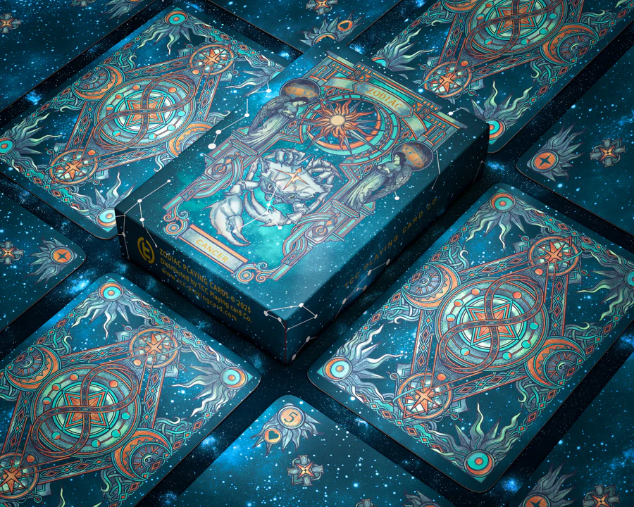 Zodiac Cancer Luminous Edition Playing Cards by TCC - Image 5