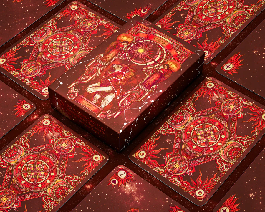 Zodiac Leo Luminous Edition Playing Cards by TCC - Image 5