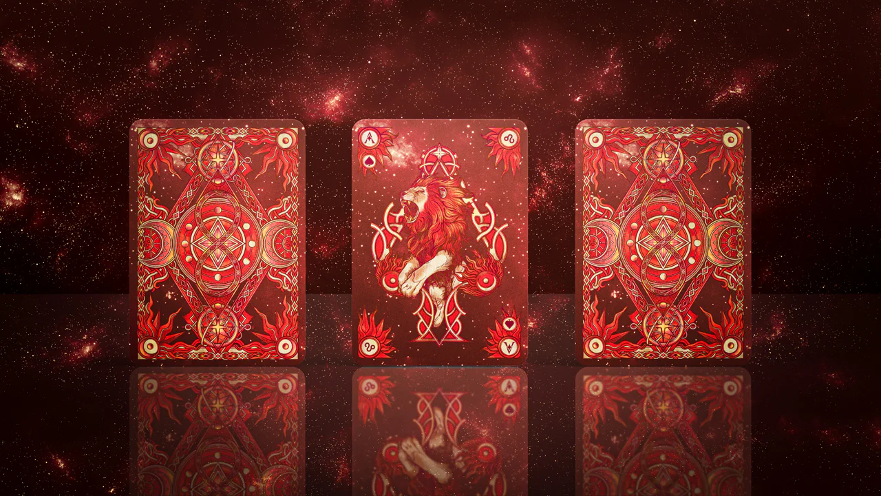 Zodiac Leo Luminous Edition Playing Cards by TCC - Image 7