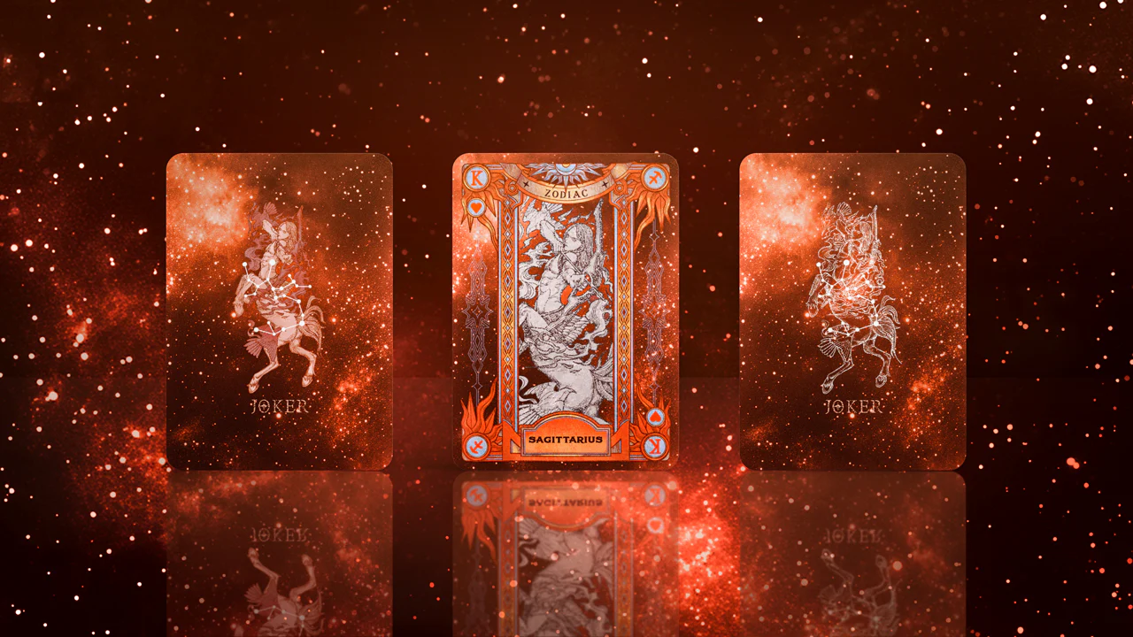 Zodiac Sagittarius Luminous Edition Playing Cards by TCC - Image 4