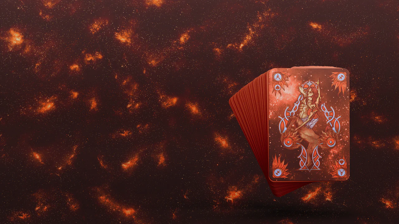 Zodiac Sagittarius Luminous Edition Playing Cards by TCC - Image 6