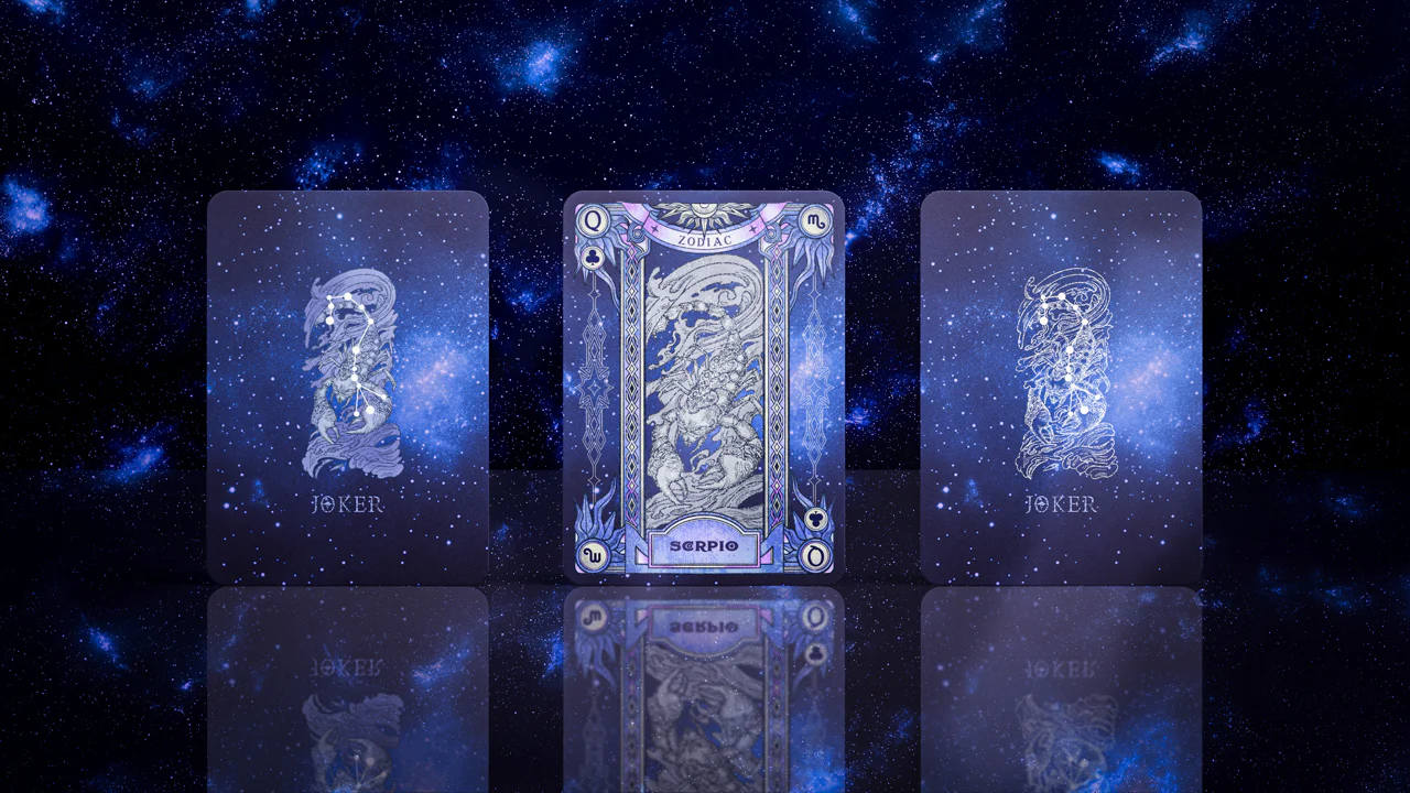 Zodiac Scorpio Luminous Edition Playing Cards by TCC - Image 4