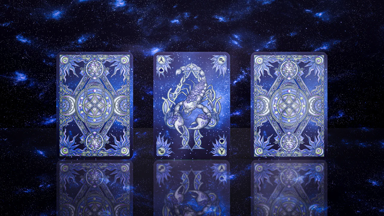Zodiac Scorpio Luminous Edition Playing Cards by TCC - Image 7