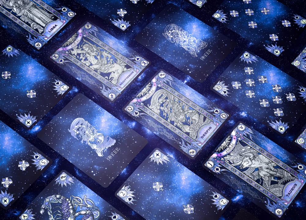 Zodiac Scorpio Luminous Edition Playing Cards by TCC - Image 8