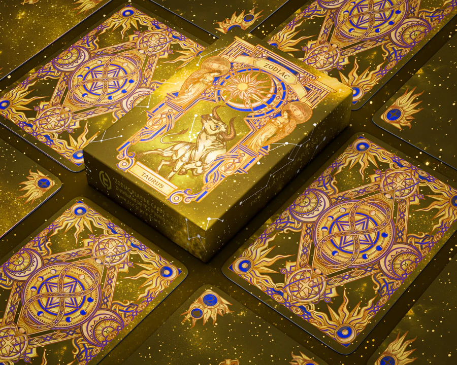 Zodiac Taurus Luminous Edition Playing Cards by TCC - Image 4