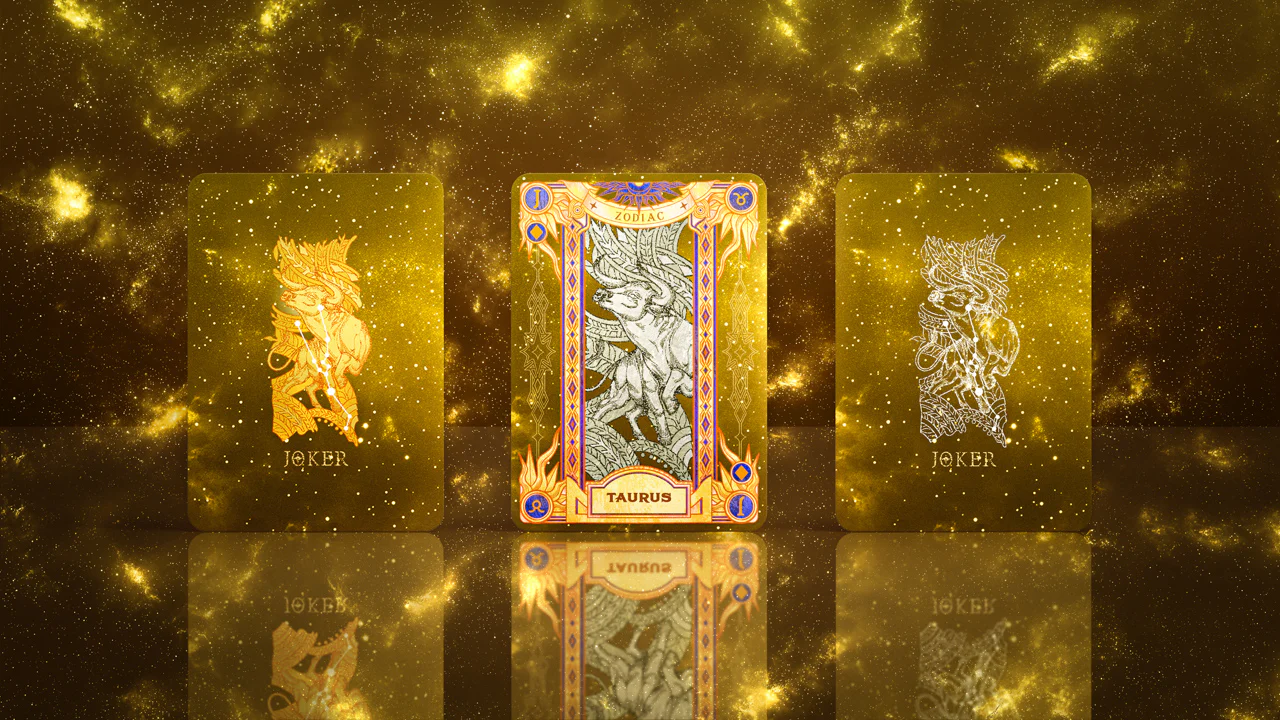 Zodiac Taurus Luminous Edition Playing Cards by TCC - Image 5