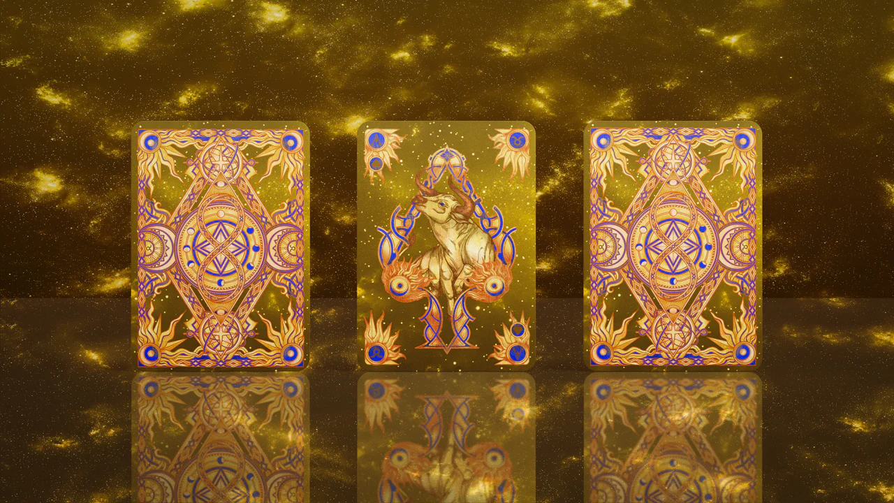 Zodiac Taurus Luminous Edition Playing Cards by TCC - Image 7